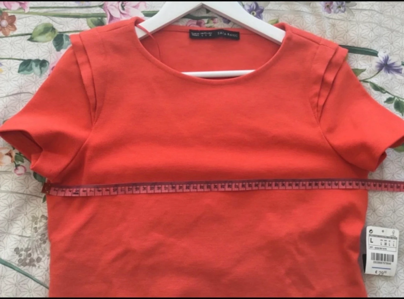 Zara Basic top koraal nieuw met label – L – photo 7
